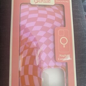 NEW Sonix Case for iPhone 16 Pro Max  - with MagSafe - Checkmate Pink/Orange